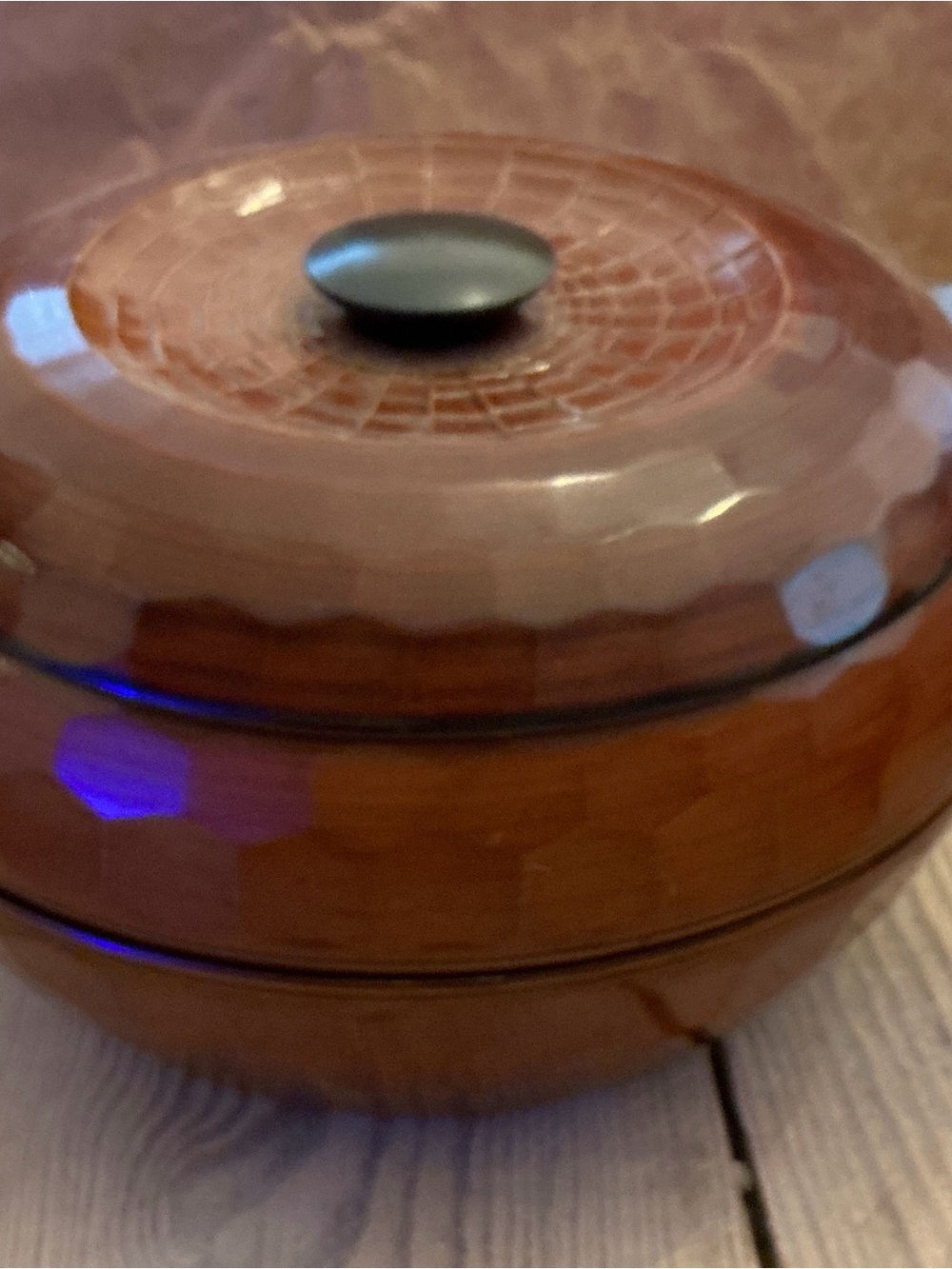 vintage wood Japanese rice serving bowl never used. 
Beautiful piece